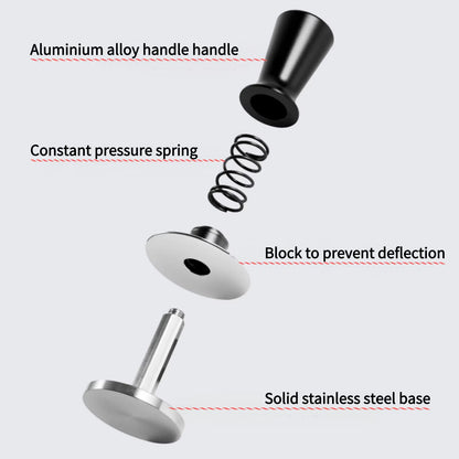 58Mm 53Mm 54Mm 51Mm Espresso Tamper Barista Coffee Tamper with Calibrated Spring Loaded Stainless Steel Tampers